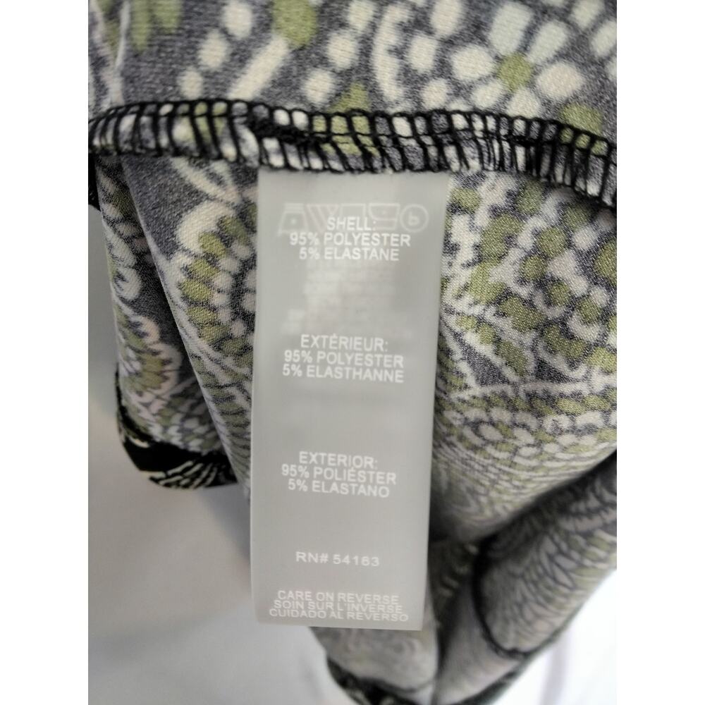 NWT Tommy Hilfiger Sheath Dress Sz 2 Olive Paisley Stretchy Comfy Office Wear - Picture 5 of 6